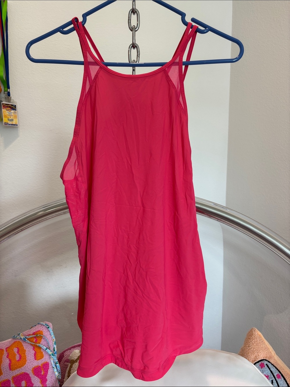 lululemon athletica Bright Pink Double-Strap Tank Top